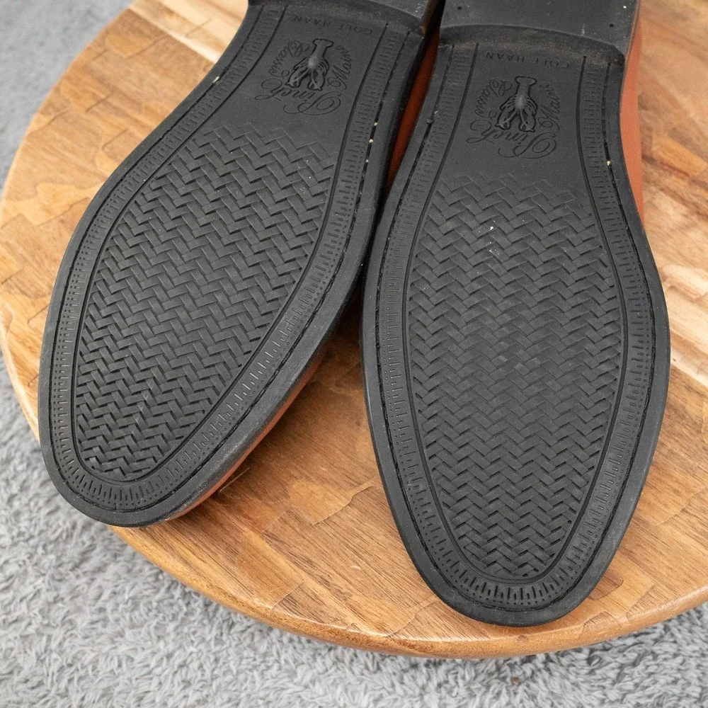 Cole Haan Penny Loafers Mens 10.5 Brown Pinch Friday Grand Leather C23845 Shoes